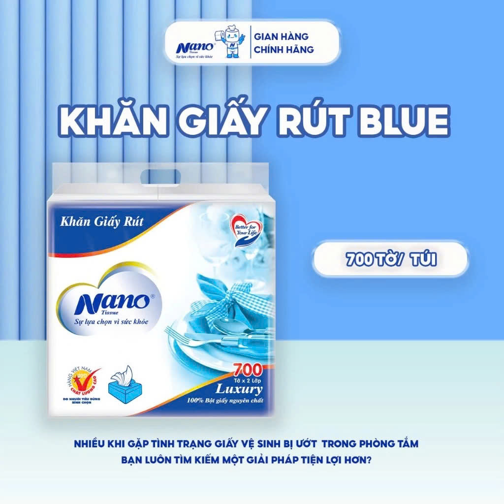 Khăn giấy rút Blue 700